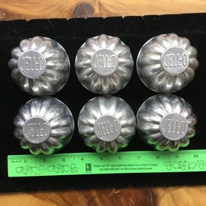 😉Vintage ALUMINUM JELLO MOLDS SHOTS ANYONE  ??? 🥃
